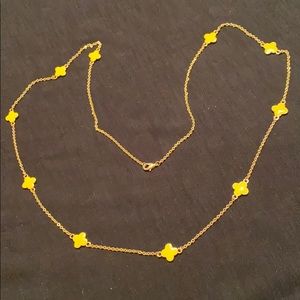 Yellow necklace